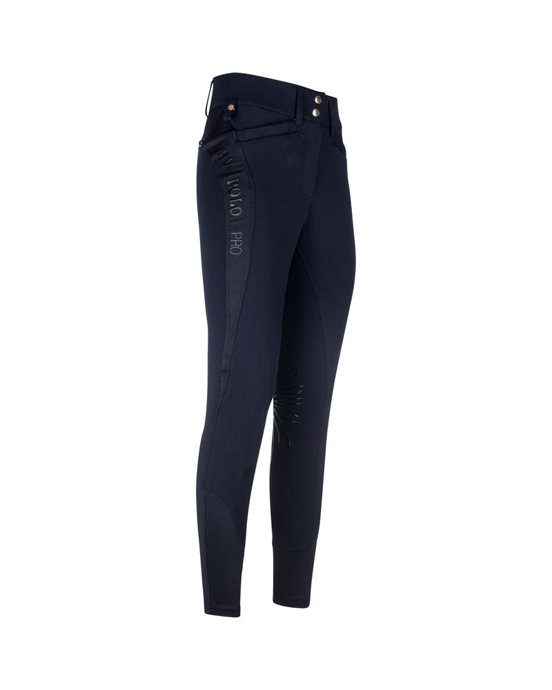 Pantalons bleu marine avec grip genou modèle pour femme Fabre Pro - HV Polo