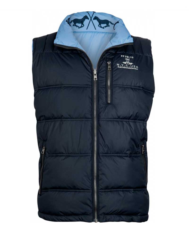 Gilet matelassé bleu marine et bleu clair pour homme Thomson - HV Polo
