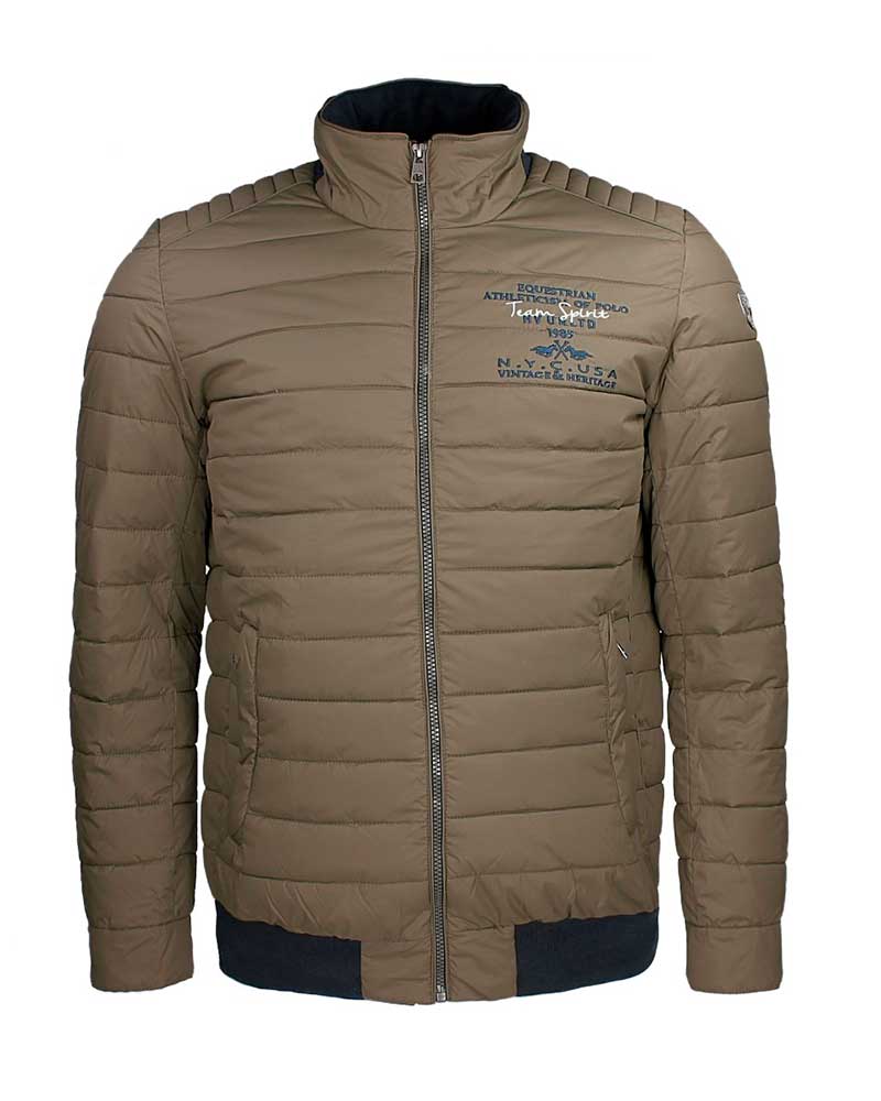Manteau matelassé marron foncé pour homme Gillam - HV Polo