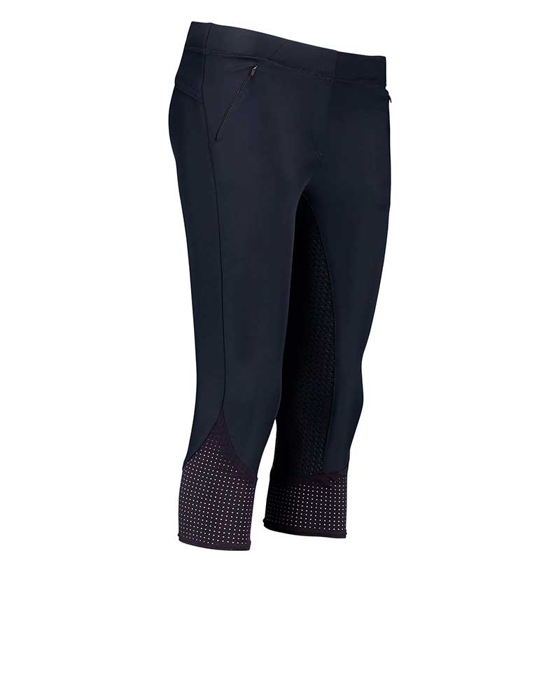 Mallas de corte pirata azul marino (grip culera) para mujer Venti - Euro-Star