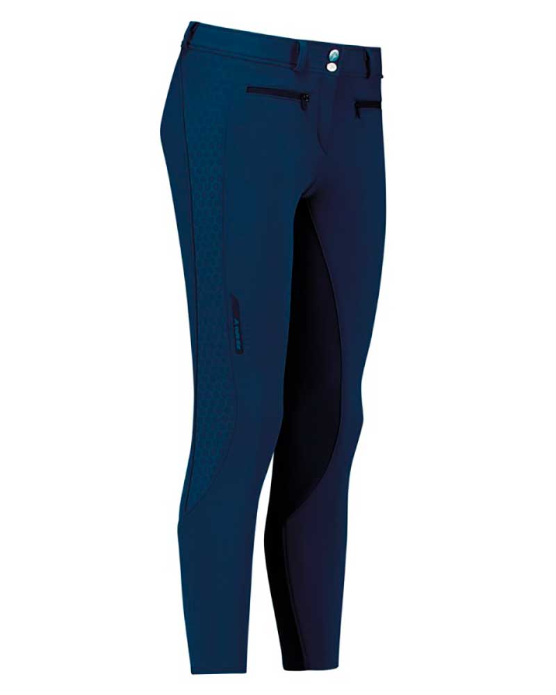 Pantalons d'hiver bleu marine (grip à fond intégral) pour femme Pharis - Euro-Star