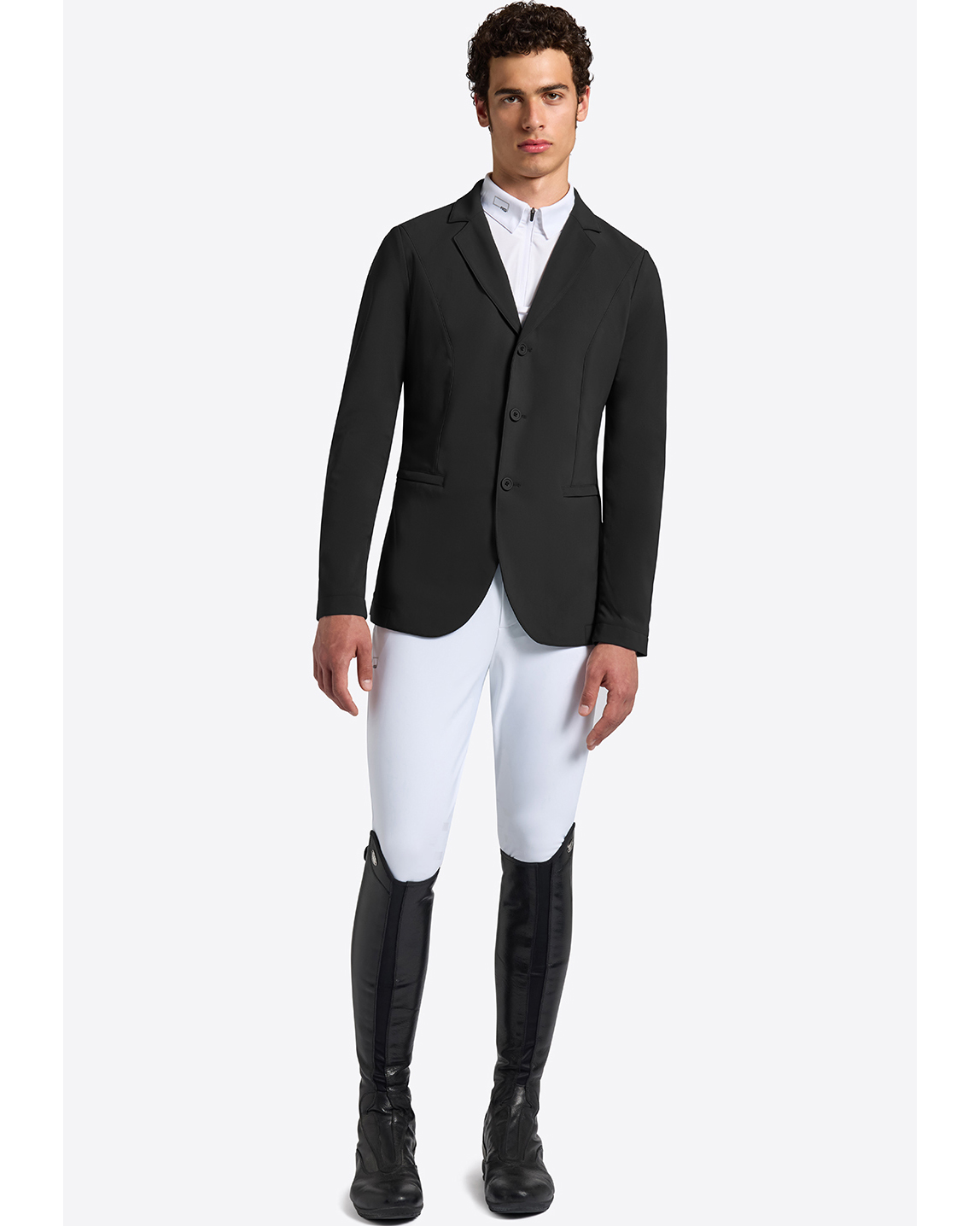Americana de competición negra de jersey técnico para hombre - RG