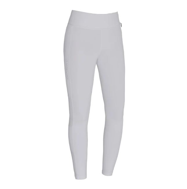 White tights with wide waist and brand logo (grip culera) for women KLkatinka - Kingsland