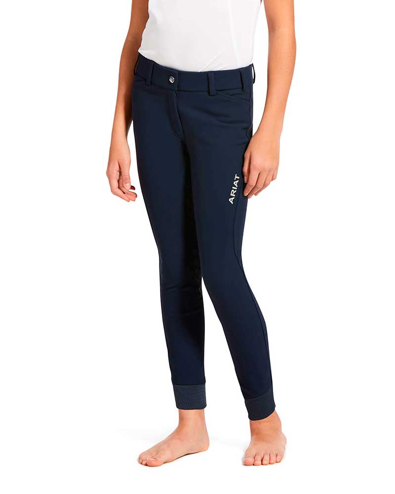 Full grip navy junior unisex breeches Tri Factor - Ariat