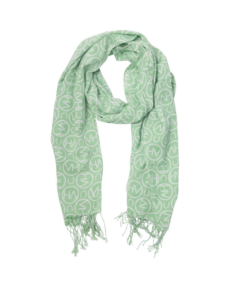 Foulard vert clair avec imprimé de hv - HV Polo