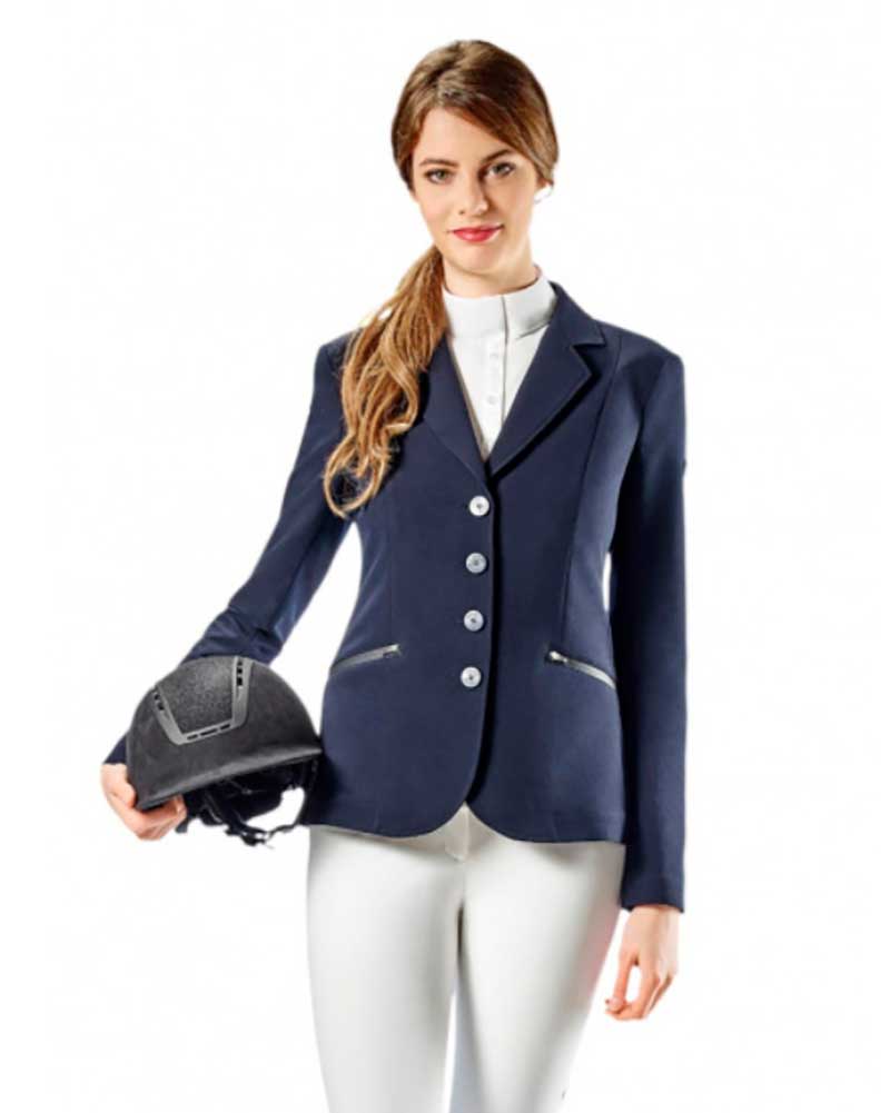 Veste de compétition bleu marine pour femme Michelle - Equiline
