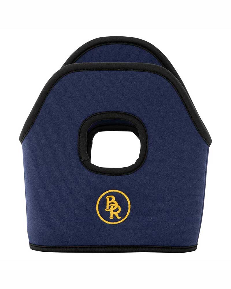 Navy Blue Neoprene Stirrup Cover to Protect the Saddle - BR