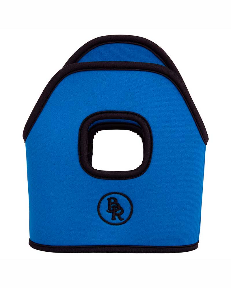 Housse d'étriers en néoprène bleu pour protéger la selle - BR