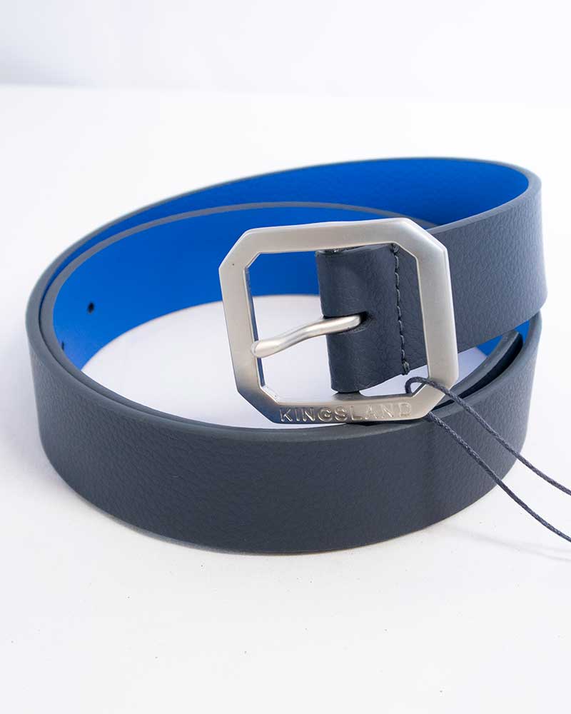 Ceinture réversible bleu marine et bleu électrique - Kingsland