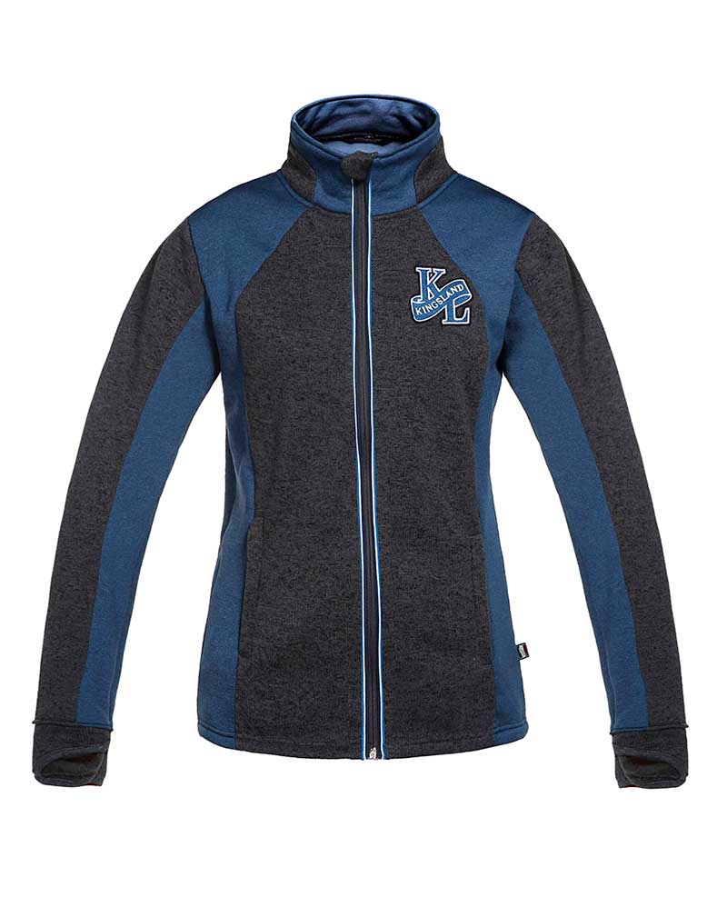 Veste polaire d'entraînement gris et bleu pour femme Buttercup - Kingsland