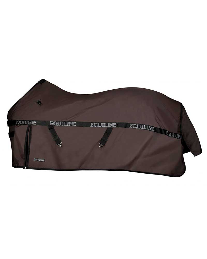 Dark brown waterproof outdoor blanket (400g) for horse – Clint - Equiline
