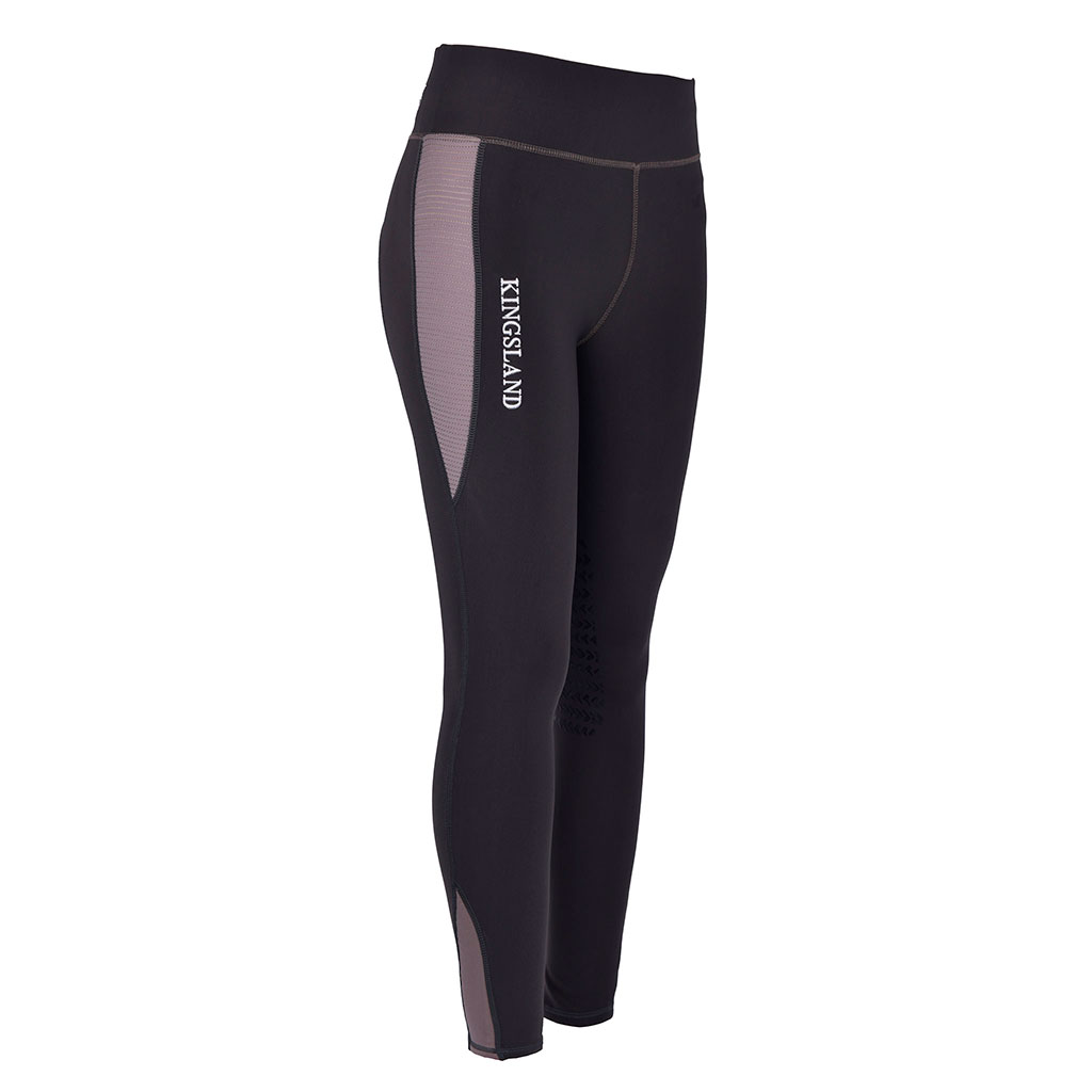 Leggings marron avec grip aux genoux pour femme modèle Karina - Kingsland