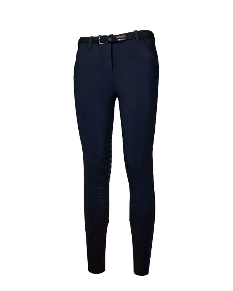 Pantalons d'hiver bleu marine (grip aux genoux) pour femme Brandy - Equiline