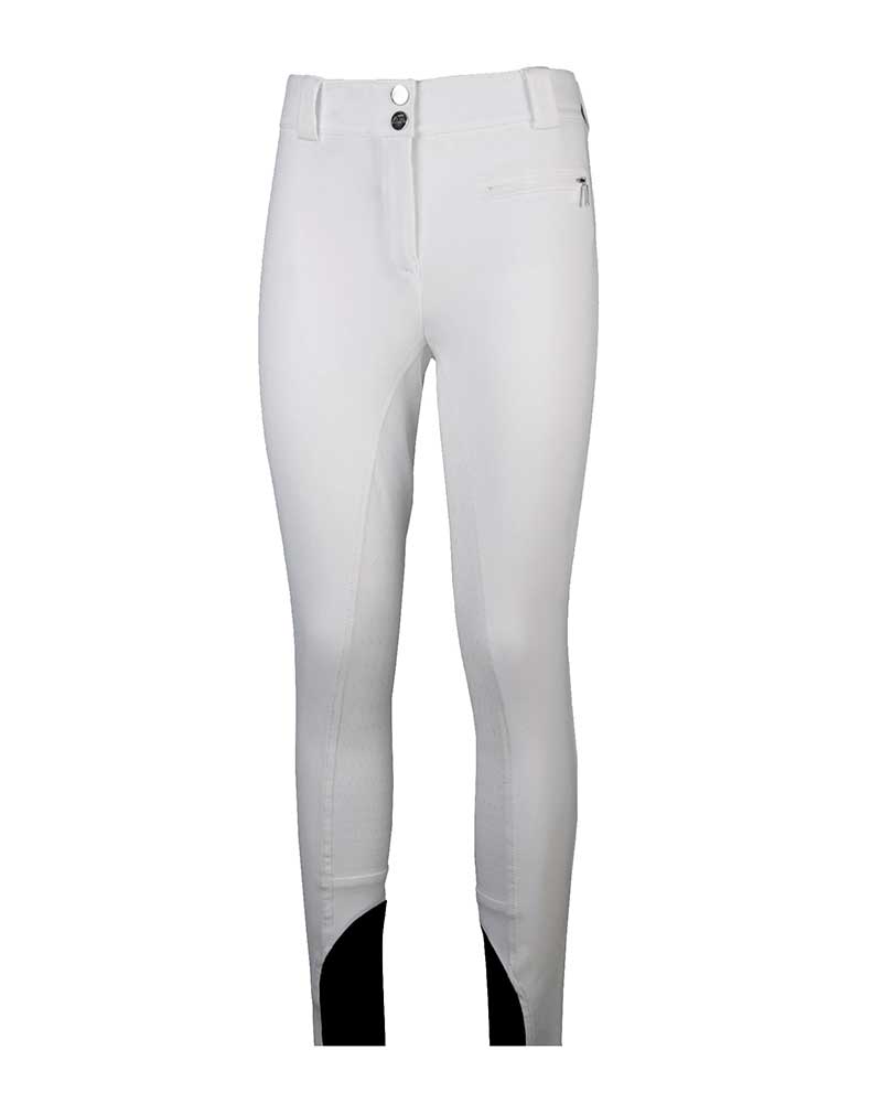 Pantalons d'hiver blanc (grip à fond intégral) pour femme Clare - Equiline