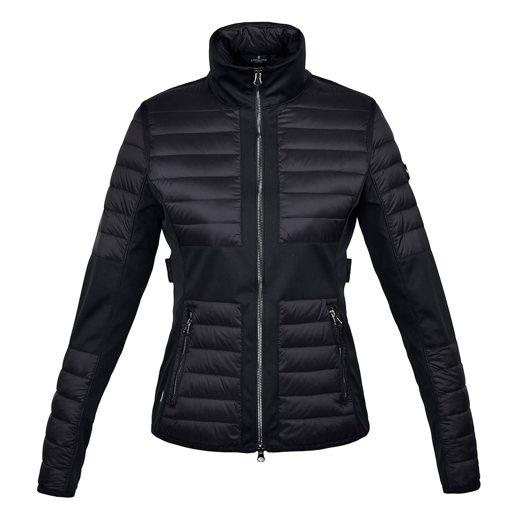 Veste matelassée entallada noire pour femme Maroon - Kingsland