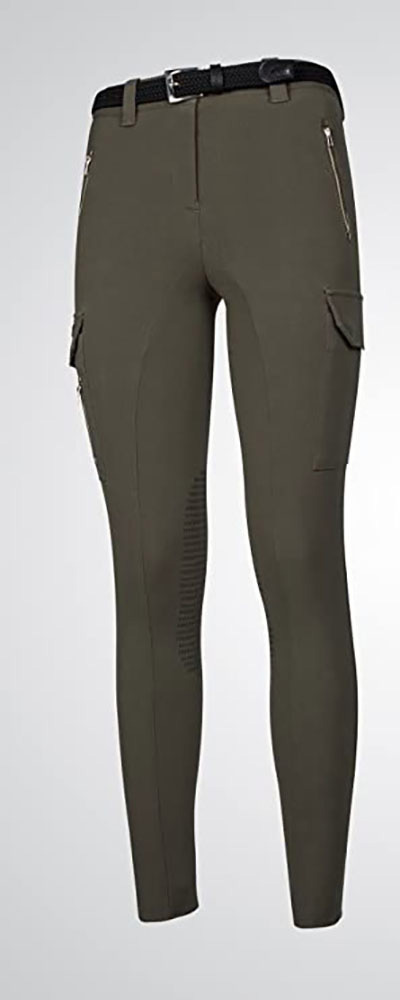 Green riding breeches for women Charlize - Equiline