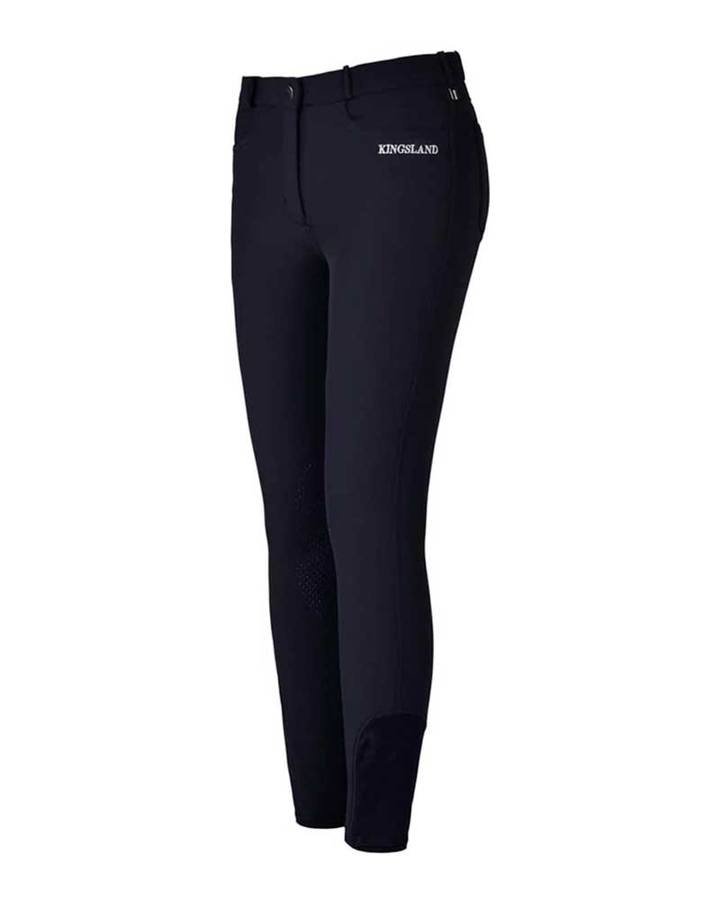 Navy Winter Riding Pants with Knee Grip for Girls Kate - Kingsland