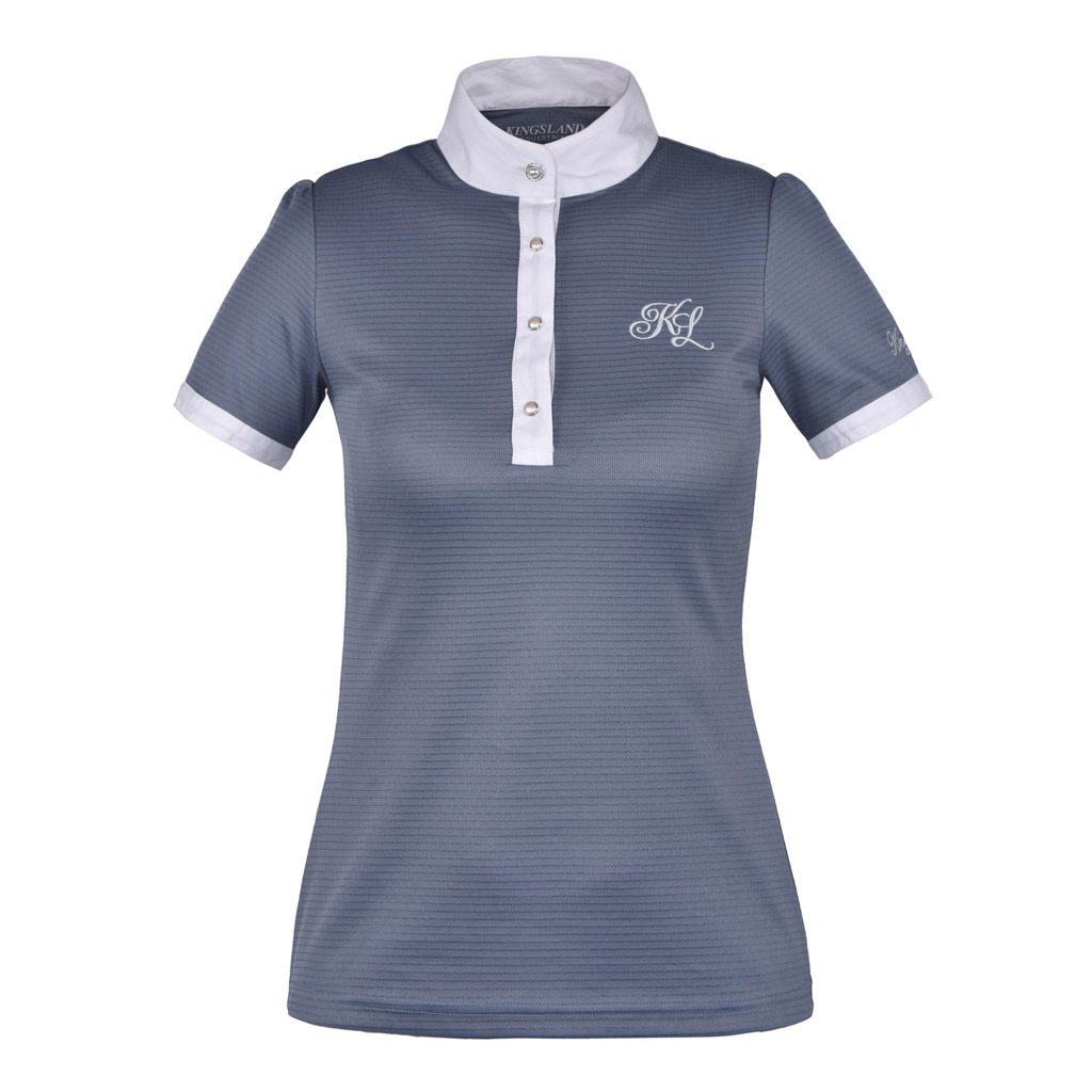 Polo de compétition pour femme modèle Latta bleu grisâtre - Kingsland