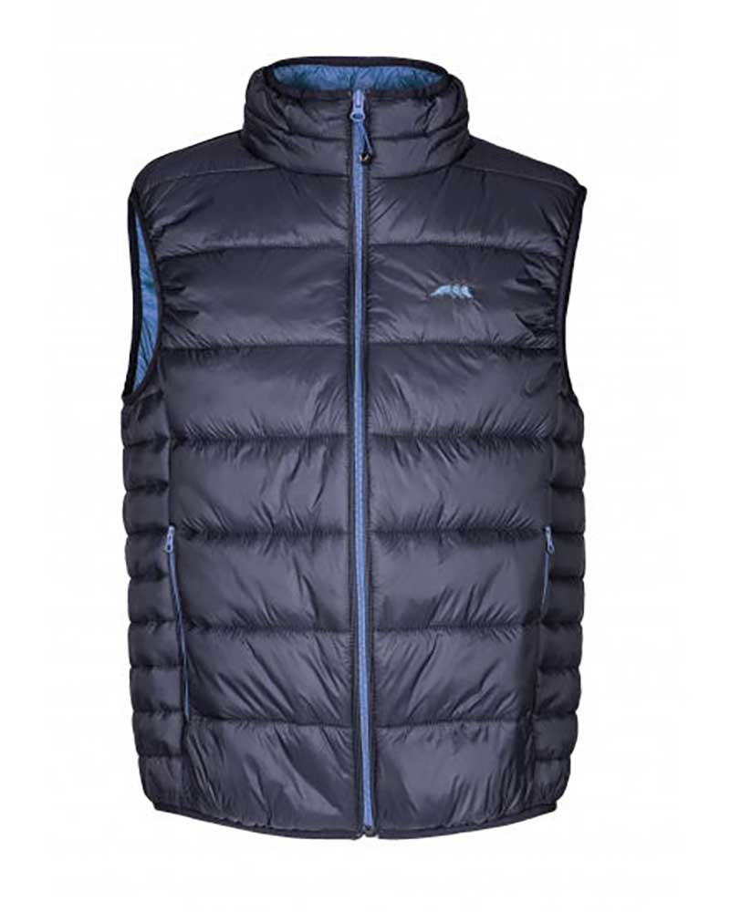 Gilet matelassé bleu marine et bleu foncé pour homme Jason - Equiline