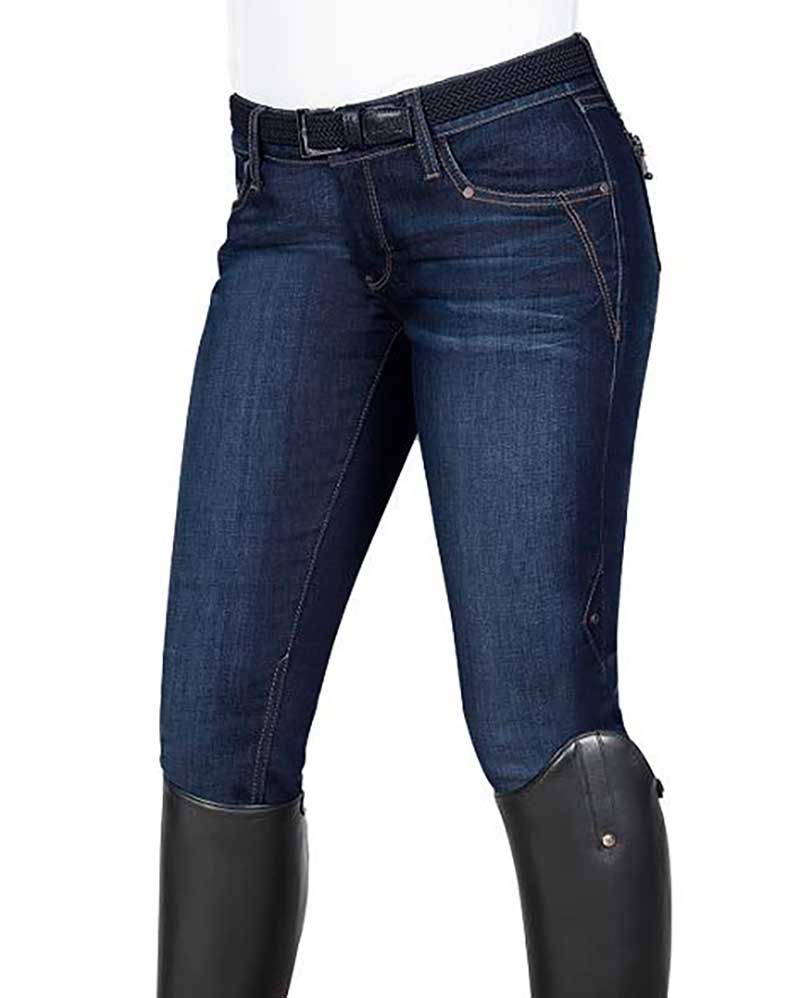 Pantalones vaqueros oscuros para mujer Deco - Equiline
