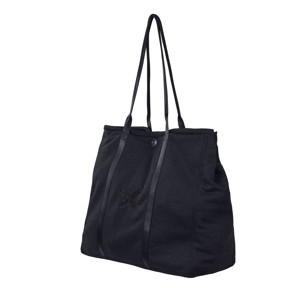 Large Dark Grey Glitter Bag with Sequins for Women – Lavalle Jersey Model – Kingsland Dressage