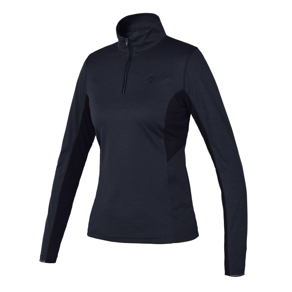 T-shirts d'entraînement gris foncé pour femme modèle Nequen - Kingsland Dressage