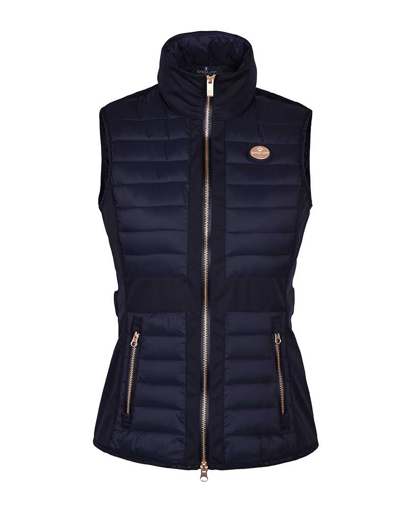 Gilet matelassé bleu marine pour femme Carmen - Kingsland