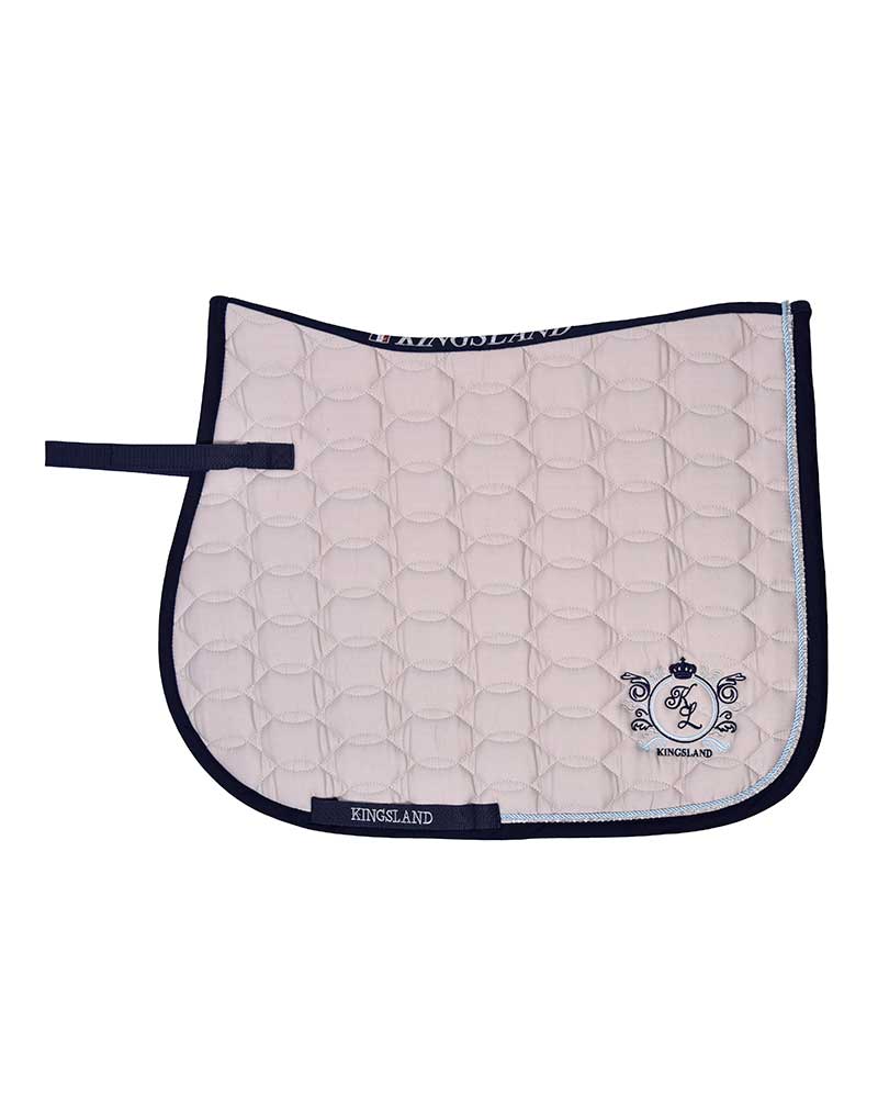 Tapis Coolmax de saut beige et bleu marine à strass Ubraye - Kingsland