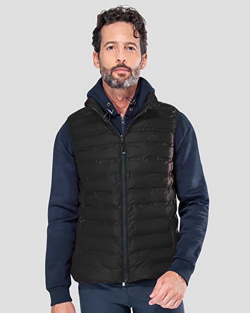 Gilet noir pour homme Moqui - Equiline