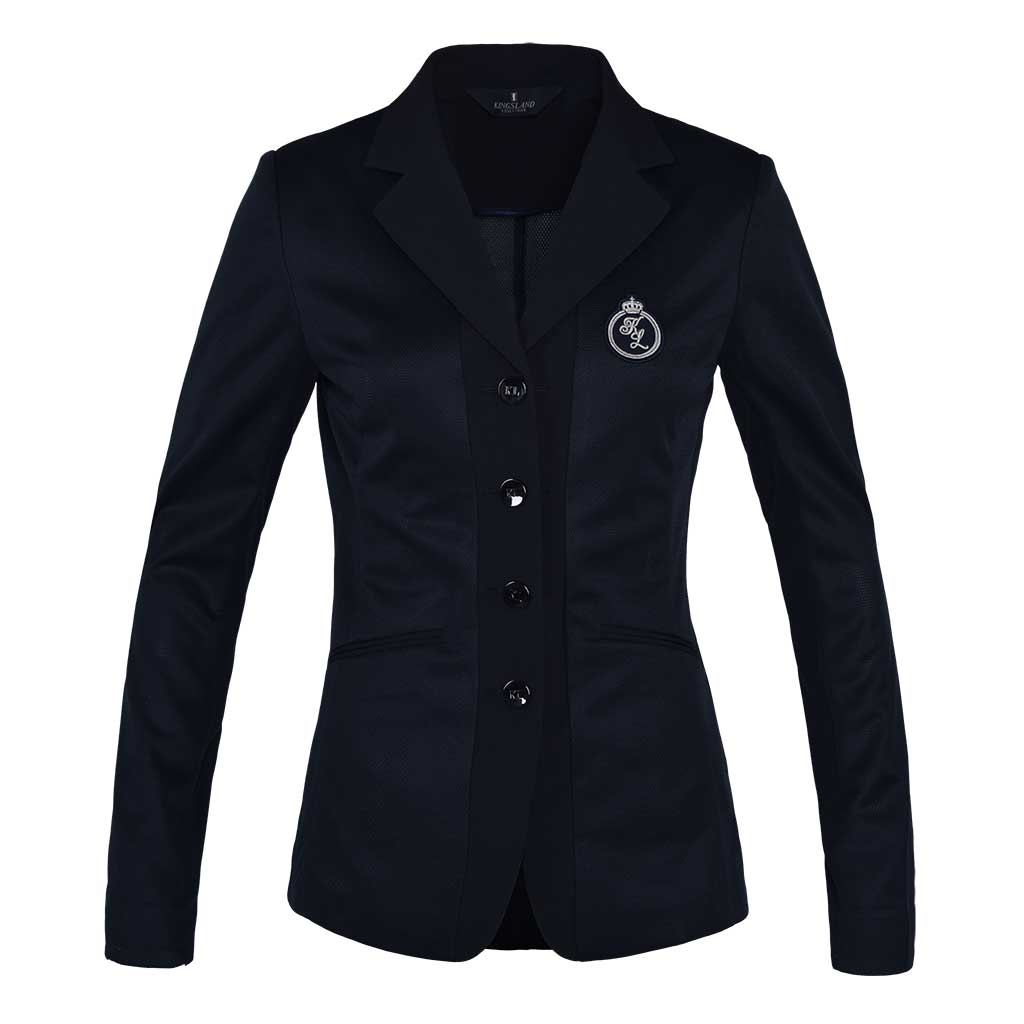 Veste de compétition de maille bleu marine pour femme Pierlas - Kingsland