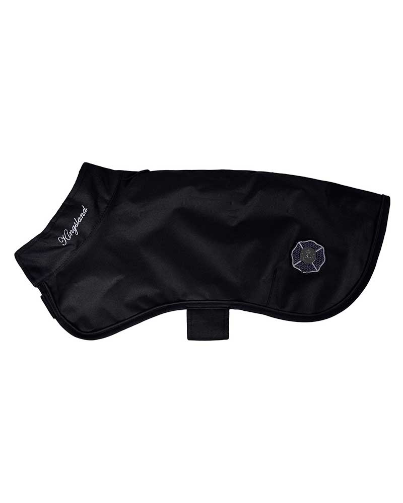 Water-Resistant Black Dog Coat with Fleece Lining – KLakiak - Kingsland