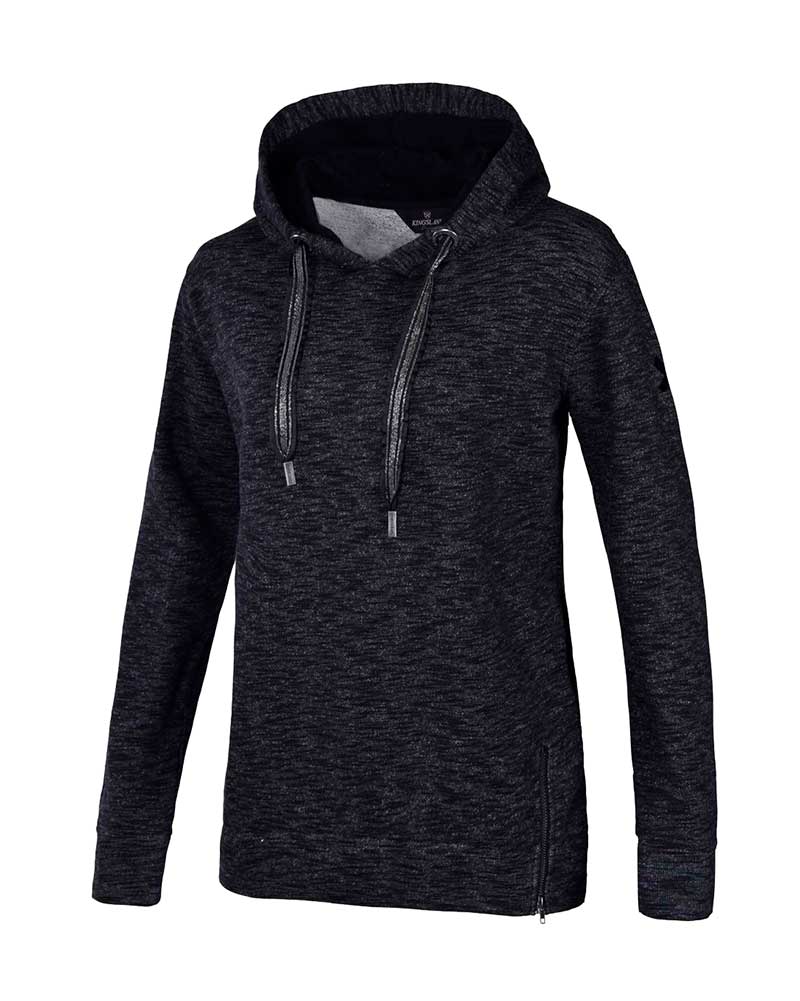 Dark grey mottled hoodie for woman – KLcape Reinga – Kingsland Dressage