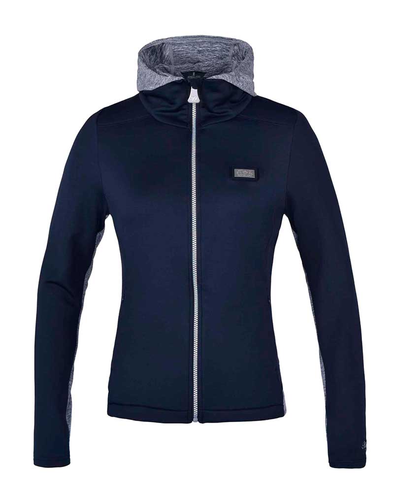 Veste fine polaire d'entraînement bleu marine pour femme KLsipa - Kingsland