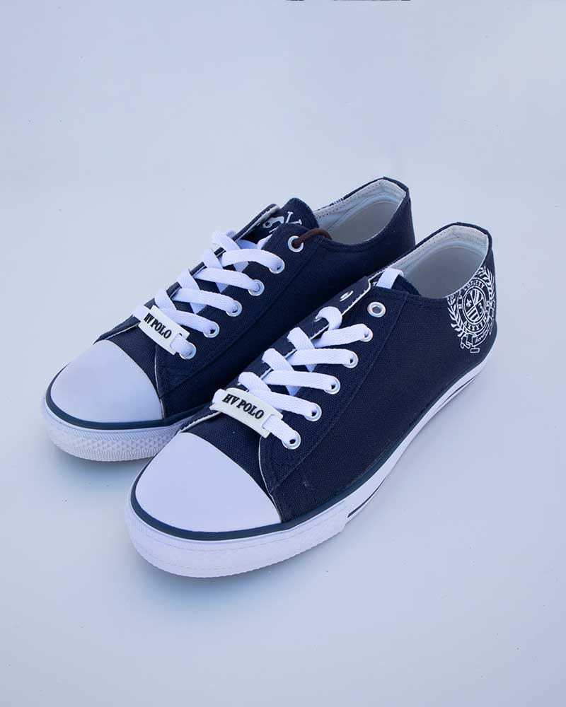 Baskets sneakers bleu marine modèle Madrid - HV Polo