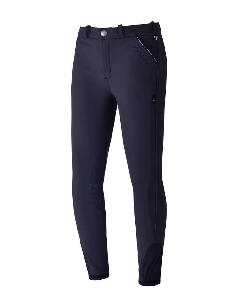 Junior unisex navy winter riding pants (knee grip) – KLkelson - Kingsland