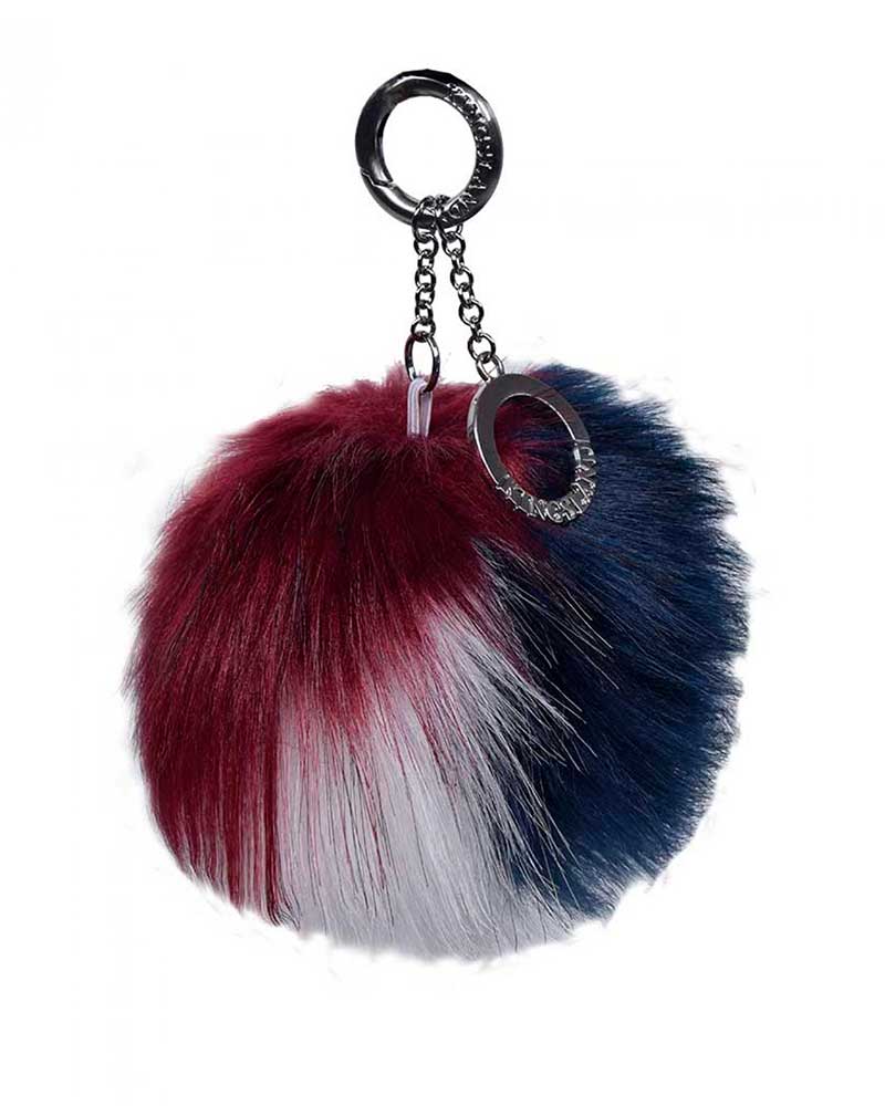 Porte-clés pompón tricolore modèle KLingmar - Kingsland