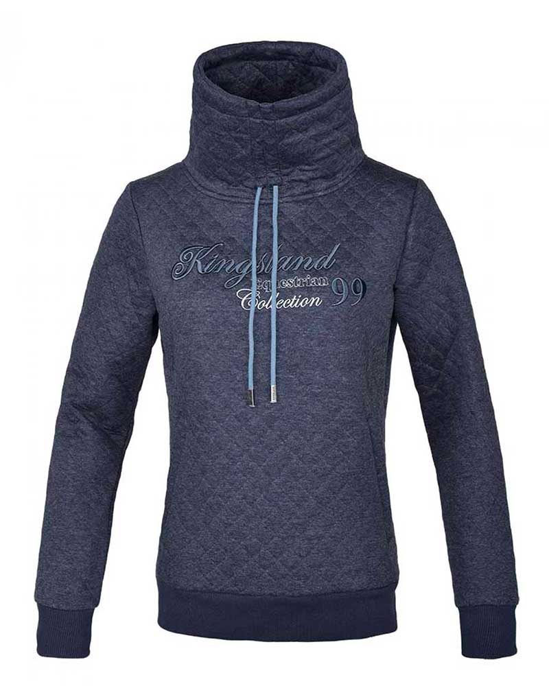 Women’s bluish-grey high-neck sweatshirt – KLieva - Kingsland