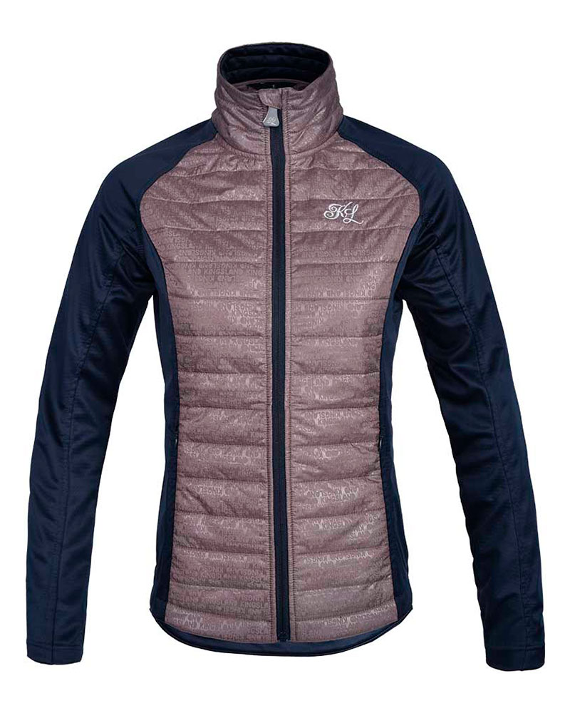 Brown and Navy Padded Training Jacket for Women – KLiliana - Kingsland