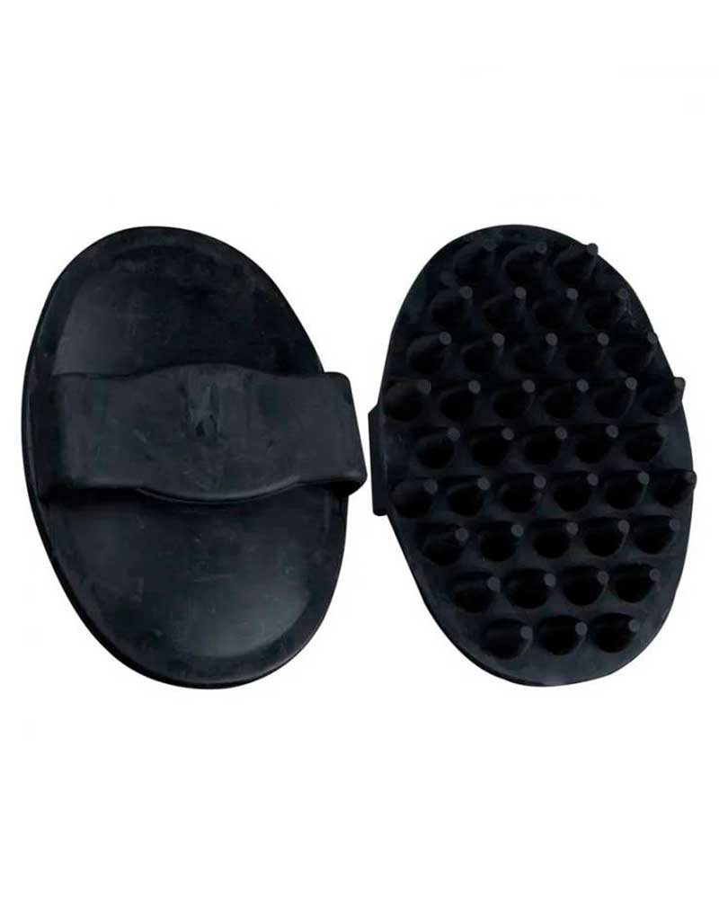 Almohaza negra de goma para masaje - Zaldi