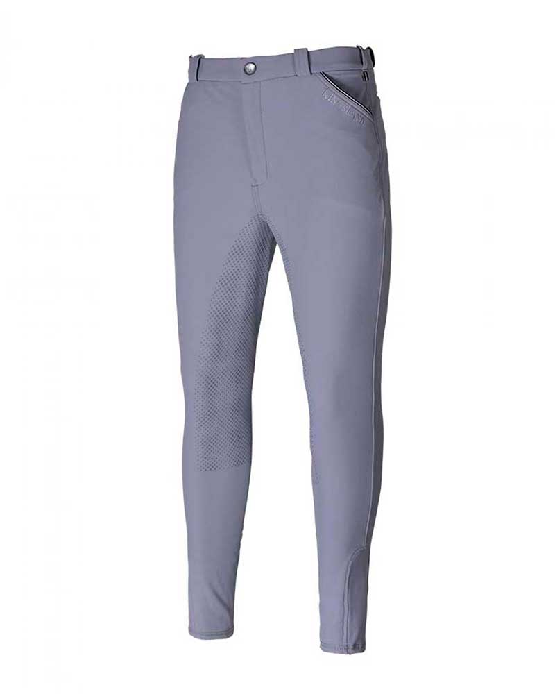 Grey Riding Breeches with Silicone Full Grip for Men – KLkenton - Kingsland
