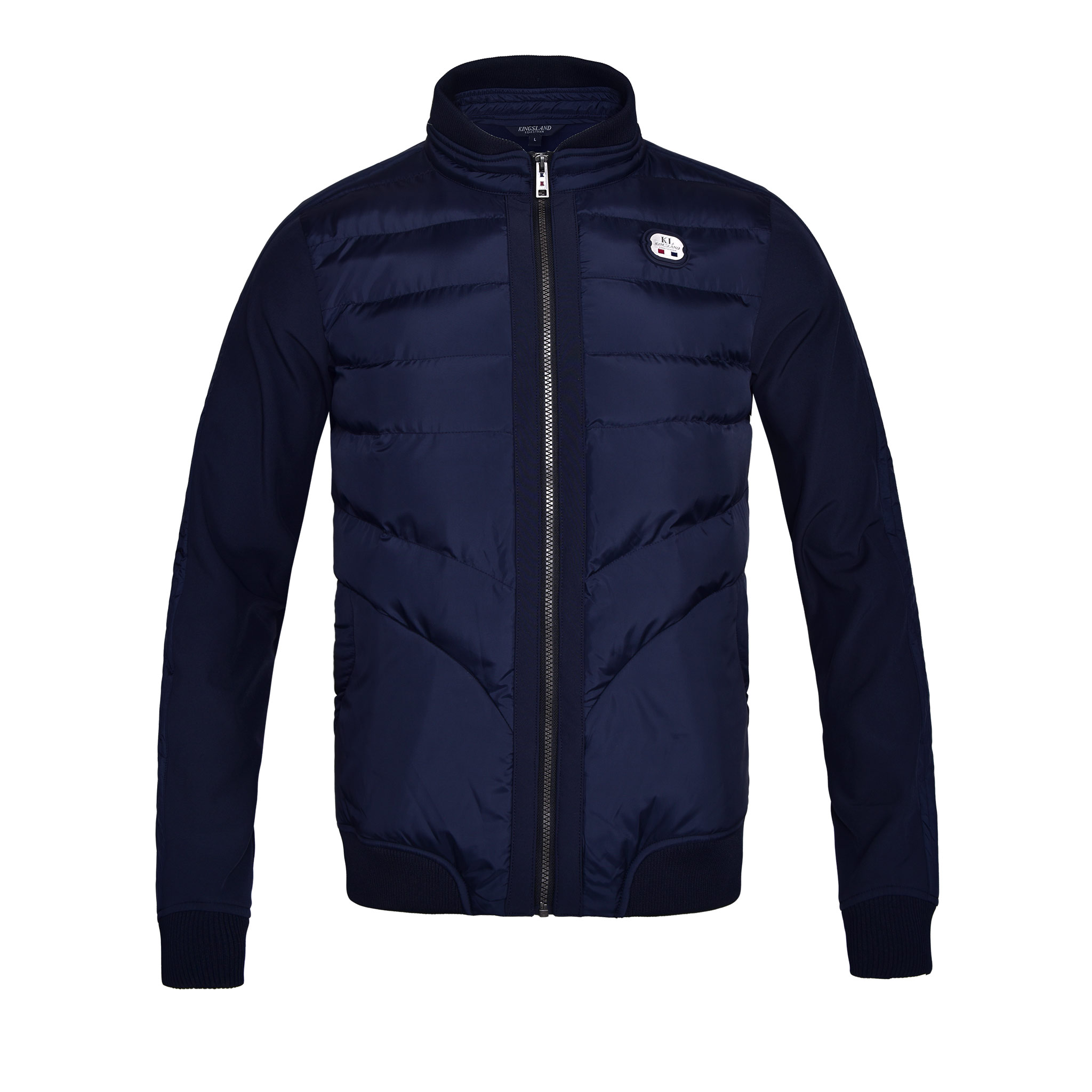 Veste courte matelassée bleu marine unisexe KLjacob - Kingsland