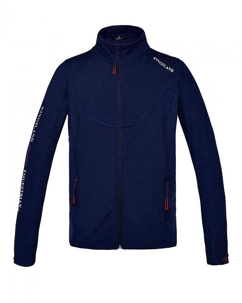 Veste fine technique d'entraînement bleu marine pour fille KLjeri - Kingsland