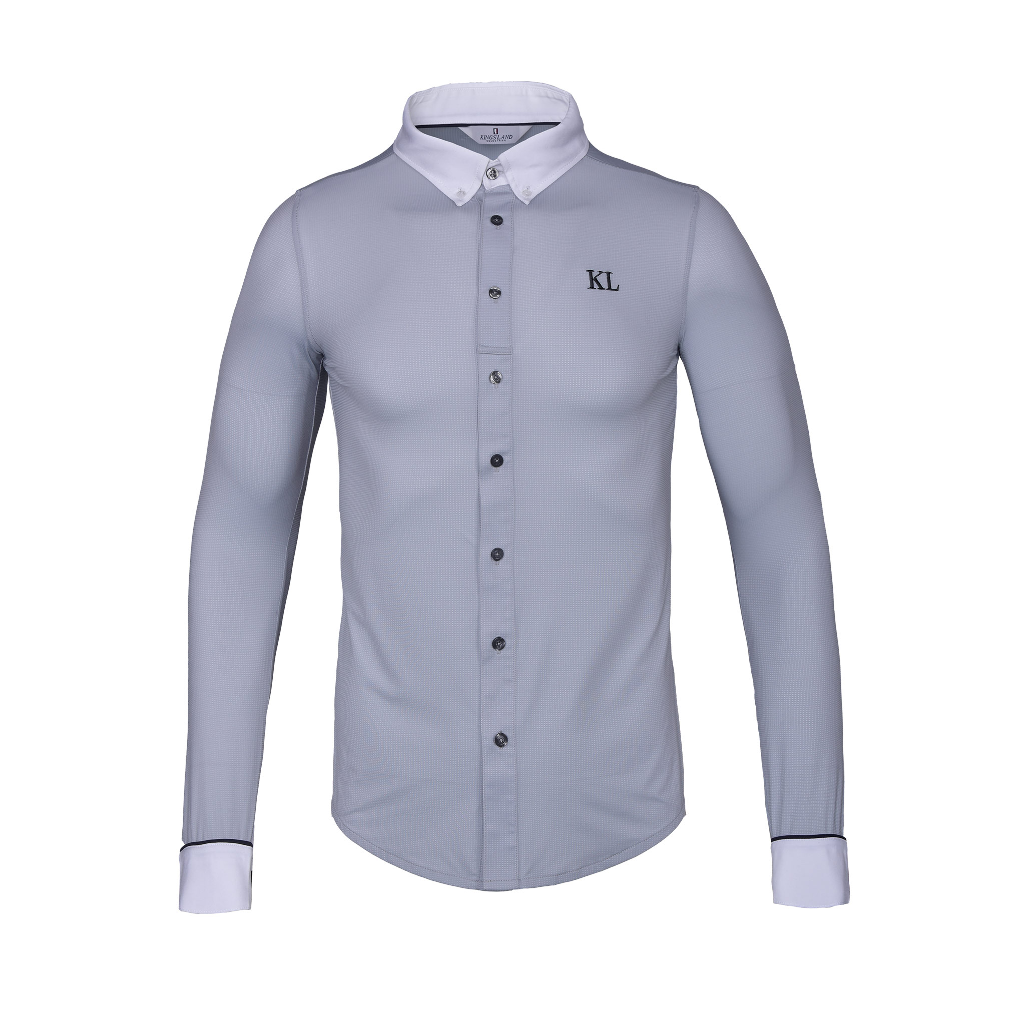 Chemise de compétition à manches longues gris clair pour homme KLjackson - Kingsland