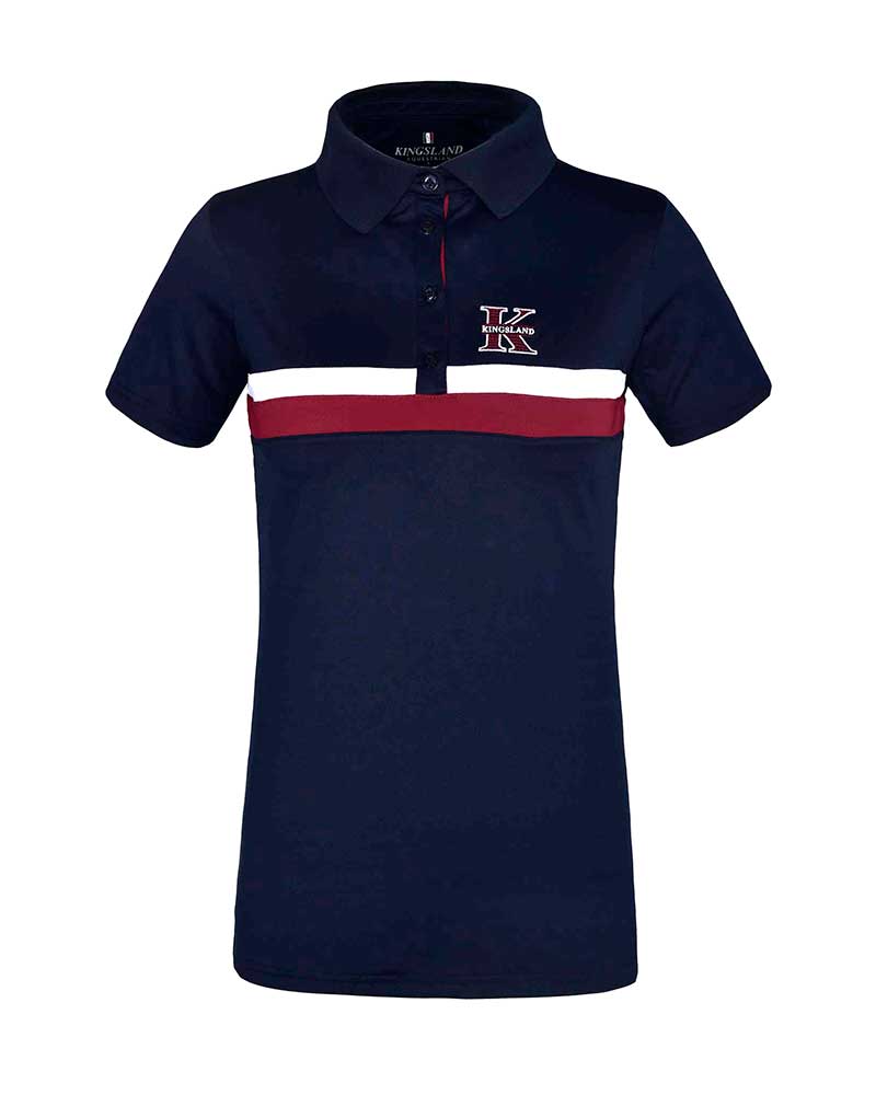 Polo en piqué à manches courtes bleu marine (navy blazer) pour femme KLlukina - Kingsland