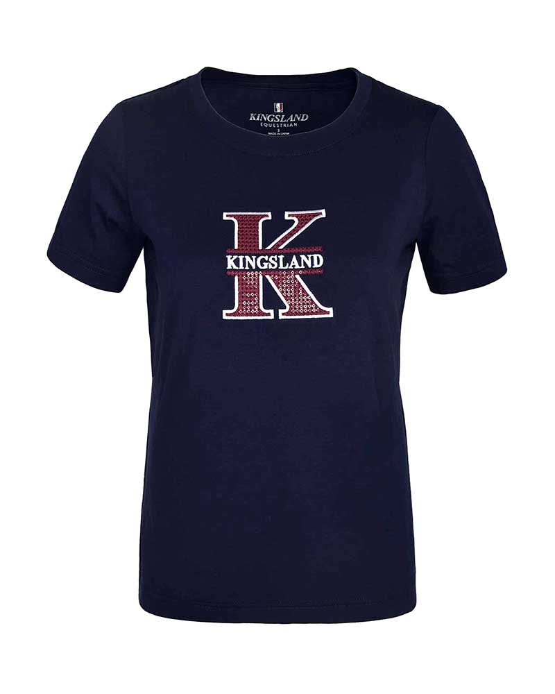 Camiseta de manga corta azul marino para niña KLlala - Kingsland