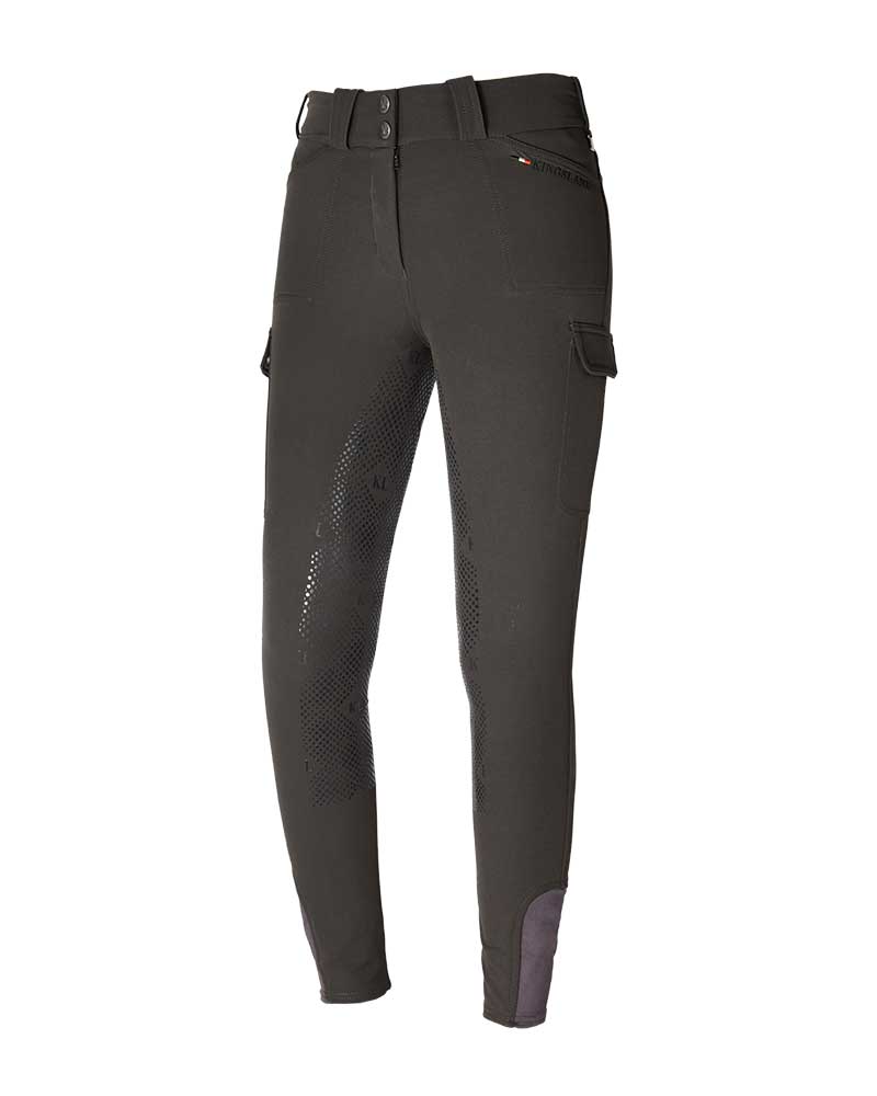 Pantalons cargo vert kaki foncé (grip à fond intégral) pour femme KLkarga - Kingsland