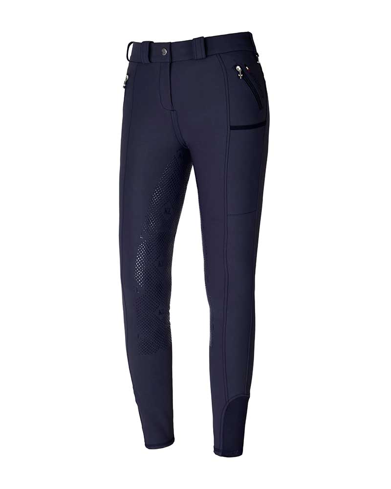Girl's navy winter full grip breeches KLkasmira - Kingsland
