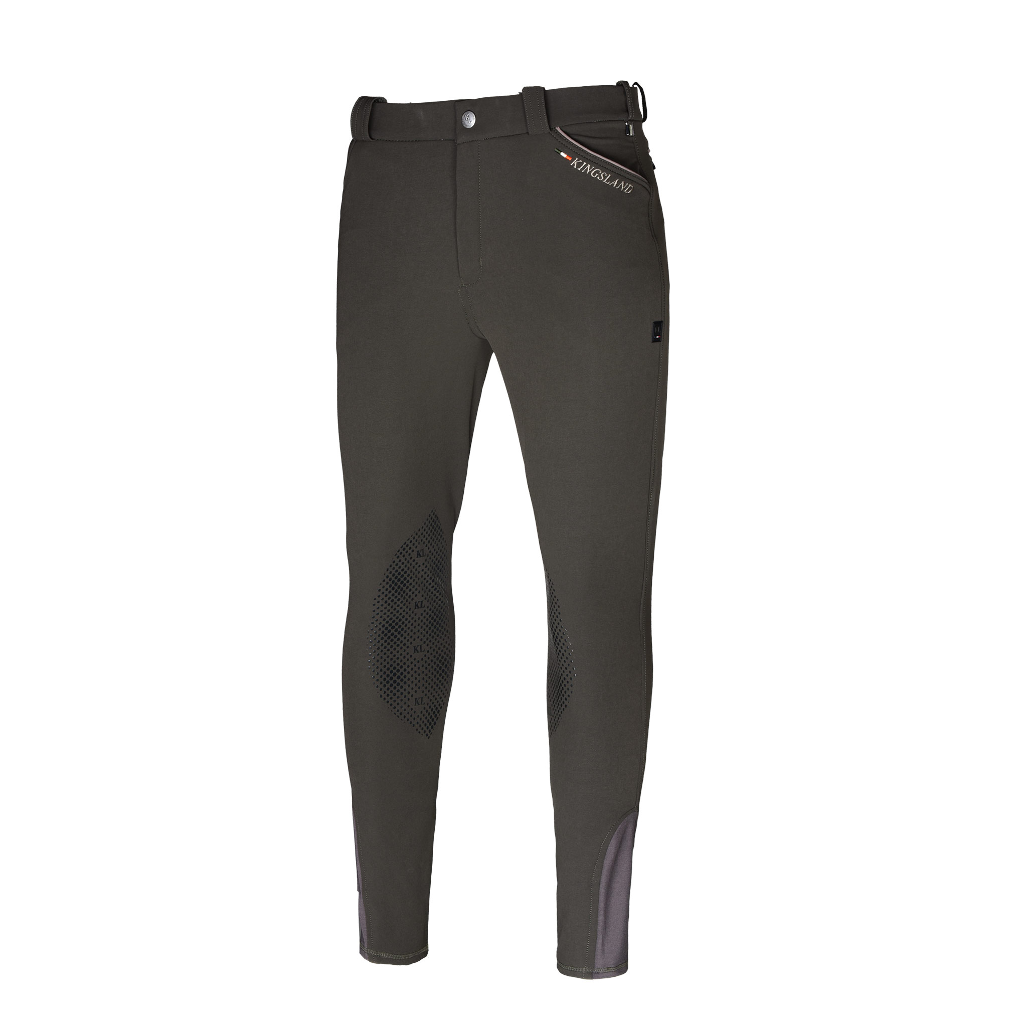 Military green pants with pockets for men KLKENTON E-TEC - Kingsland