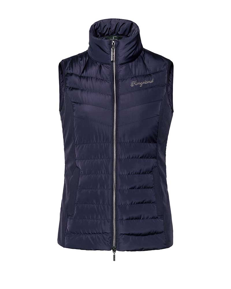 Gilet matelassé bleu marine pour femme KLmanuela - Kingsland