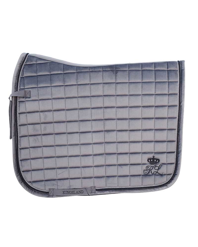 Tapis Coolmax de dressage en velours gris/argenté KLmya - Kingsland